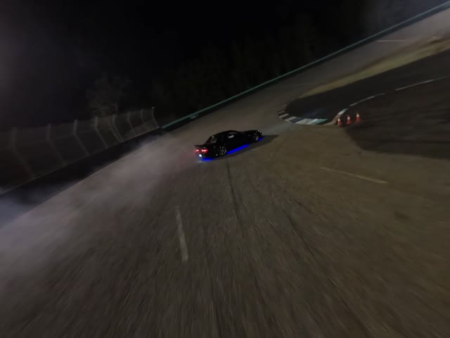 BlackNissanBlueUnderglow